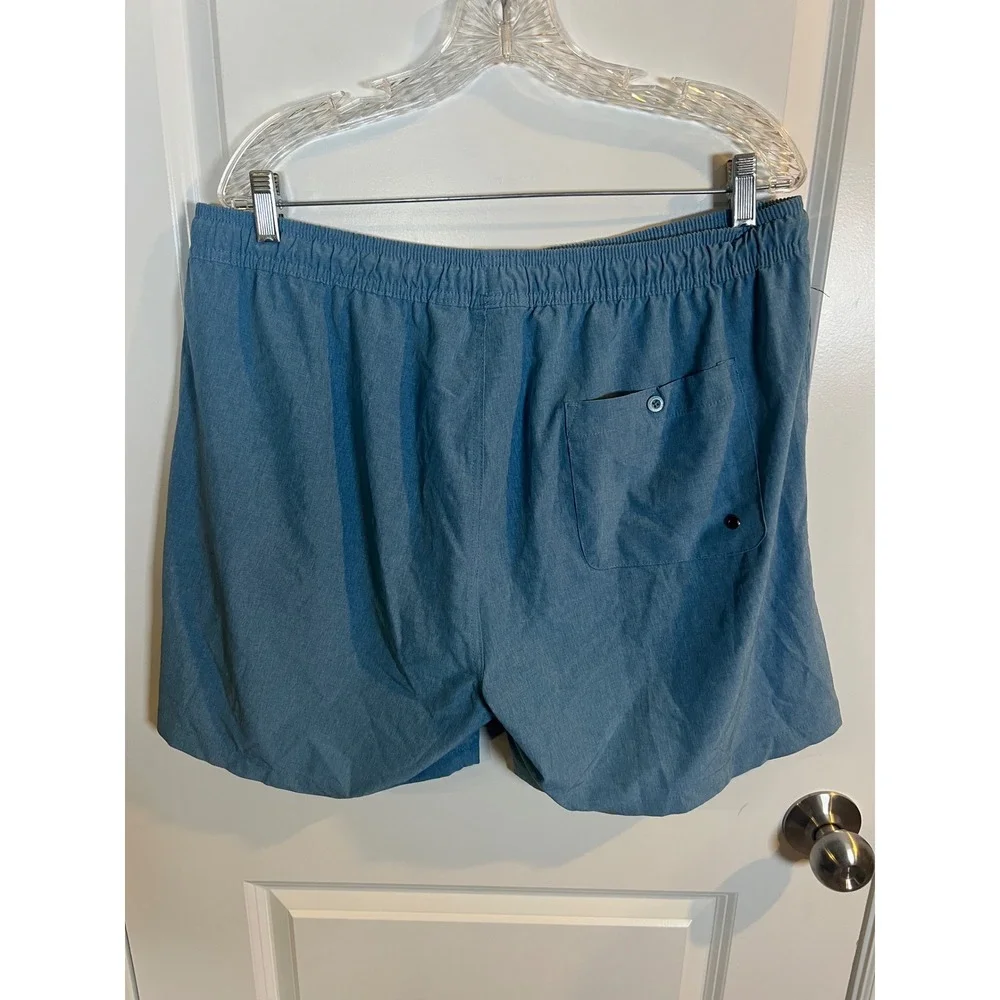 Trunks Surf & Swim Co Mens Swim Trunks Land to Water Blue‎ XL
